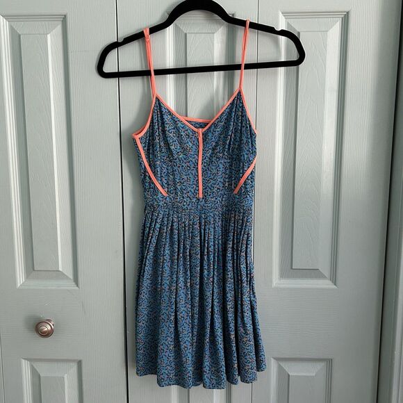 Cooperative Dresses & Skirts - Cooperative Y2K Babydoll Mini Dress 0 Abstract Rave Sleeveless Back Cutout